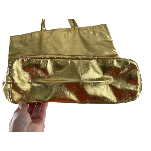 ROBERTO CAVALLI LARGE GOLD BAG - Picture 5 of 7